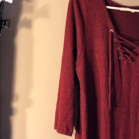 💥Brand new burgundy flowey dress - Picture 5 of 5